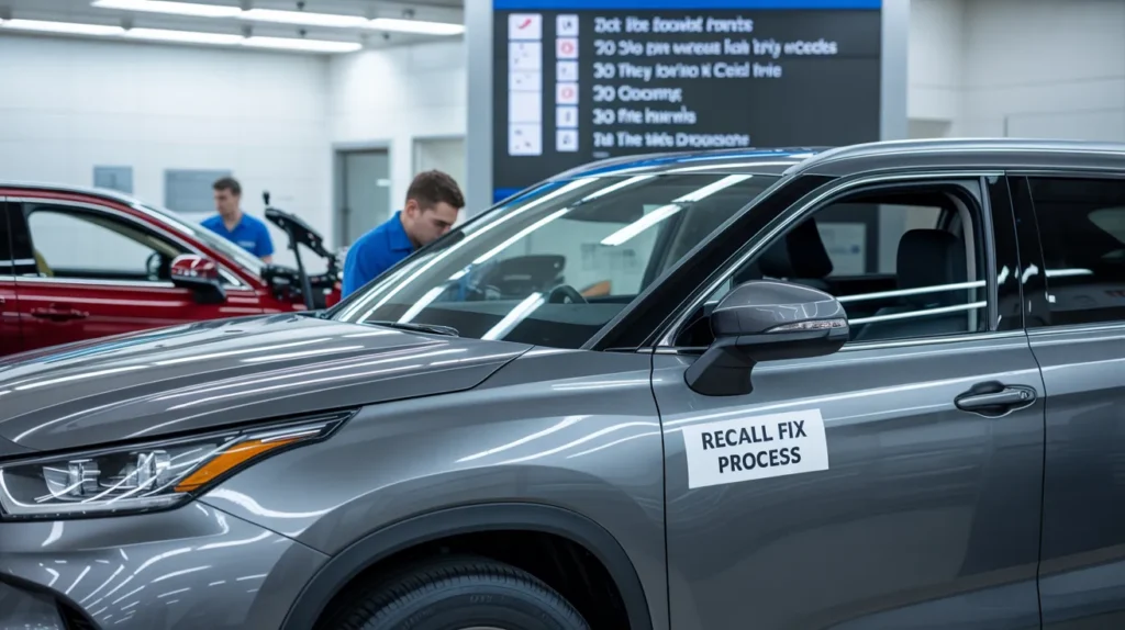 The Recall Fix Process toyota grand highlander